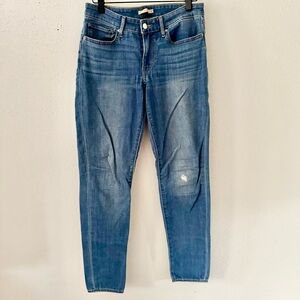 LEVI'S 711 Skinny Jeans Women's Size 27 Light-Medium Wash Mid-Rise Stretch Full